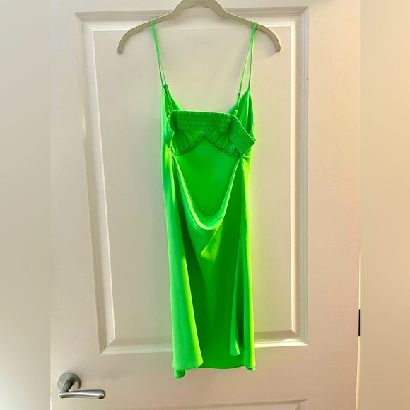 Amanda Uprichard Lime Green Mini Dress - Picture 2 of 2